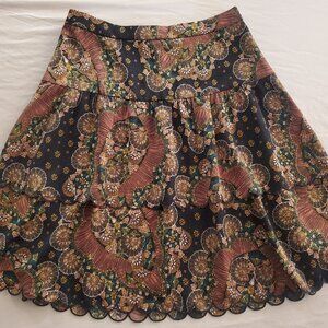 J Crew Point Sur Tiered Skirt
